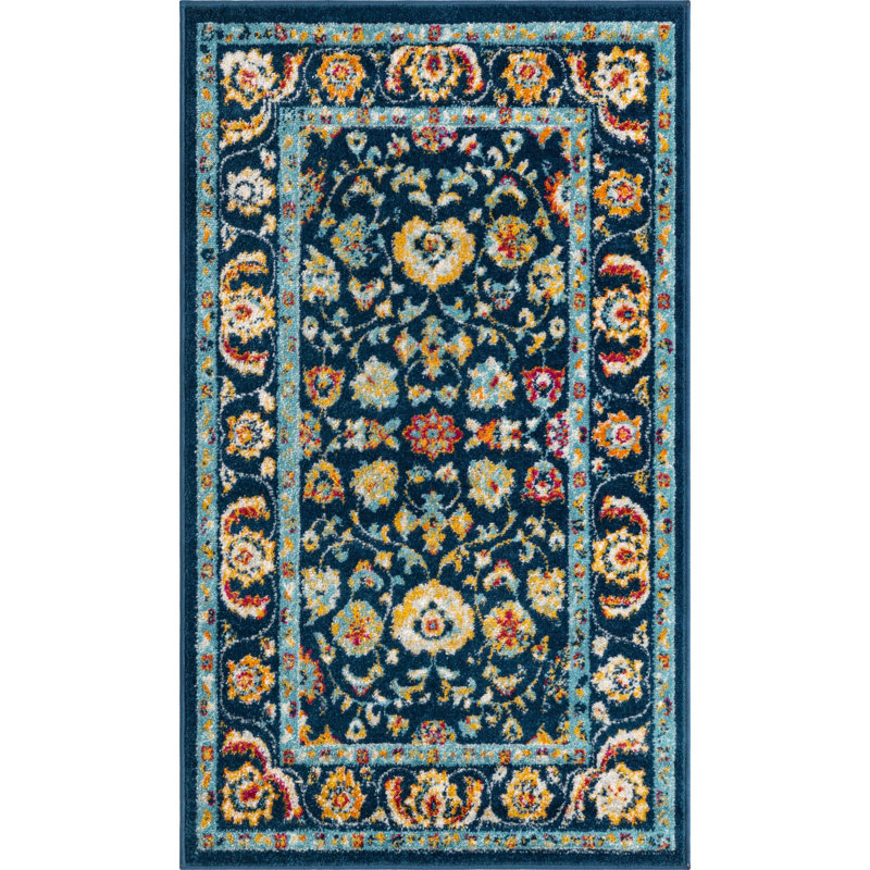 Arenas Floral Indoor Rug, Rectangle 3' x 5'3"