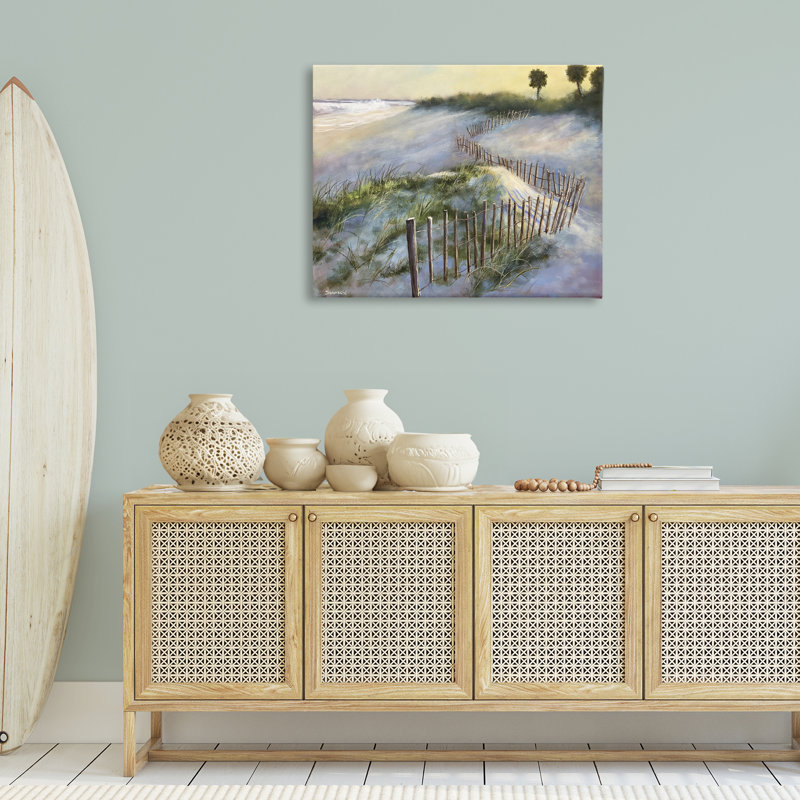 «Coastal Vibe Sea Dunes», art mural par David Swanagin, H 30 po x l 40 po
