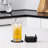 Spectrum Finley Coaster Container With 6 Black Coasters