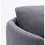 Chaise en lin gris yuina