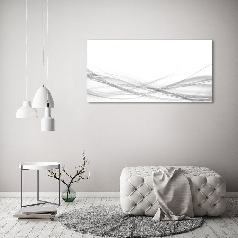 Waves Abstraction - Wrapped Canvas Print