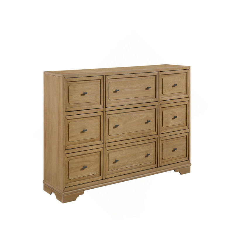 Commode Hickory - Noix de cajou, Tanné