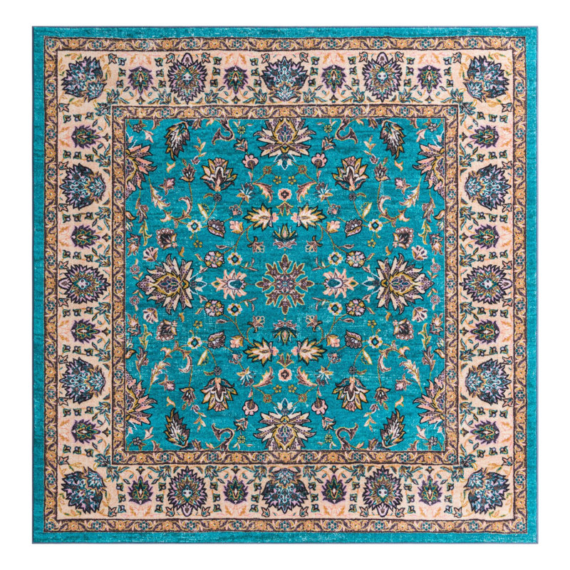 Oriental Indoor Rug, Square 7'10"