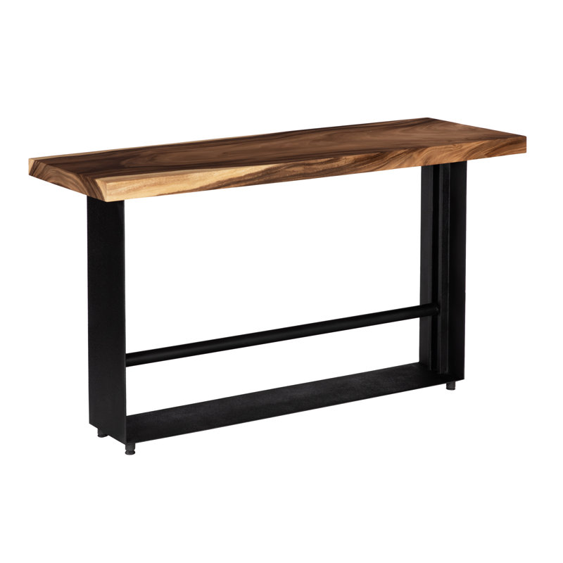 Bar Height 26" Acacia Trestle Dining Table