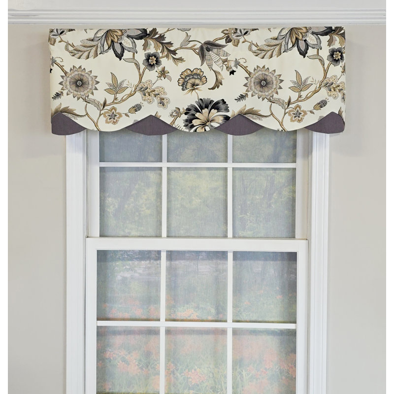 RLF Home Zanzibar Petticoat Valance, Gray