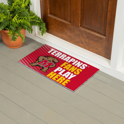 Tapis en PVC de l'Université du Maryland, 28 po x 16 po