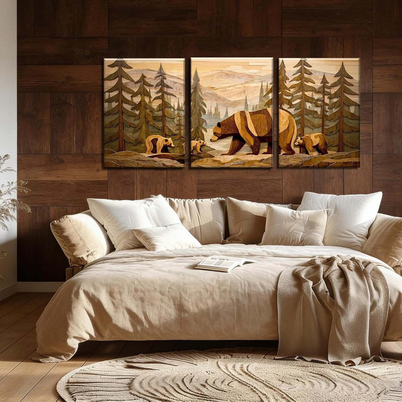 3 Piece Wrapped Canvas Wall Art