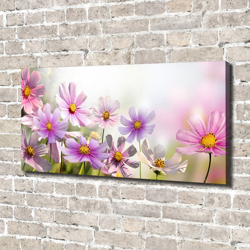 Flowers On The Meadow - Wrapped Canvas Print