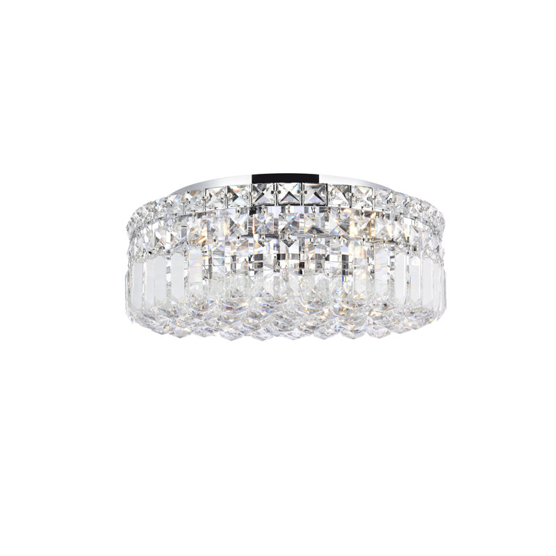 Isadora Crystal Flush Mount, Royal Cut
