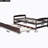 Twin Platform Bed with Trundle-980153848