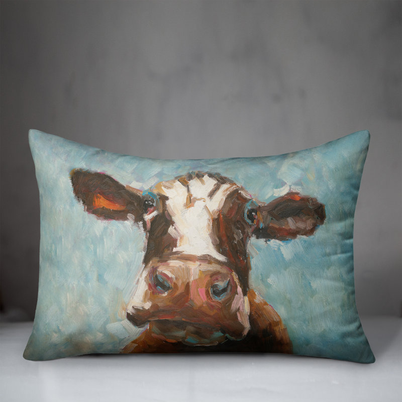  Outdoor Rectangular Pillow Cover & Insert, Blue