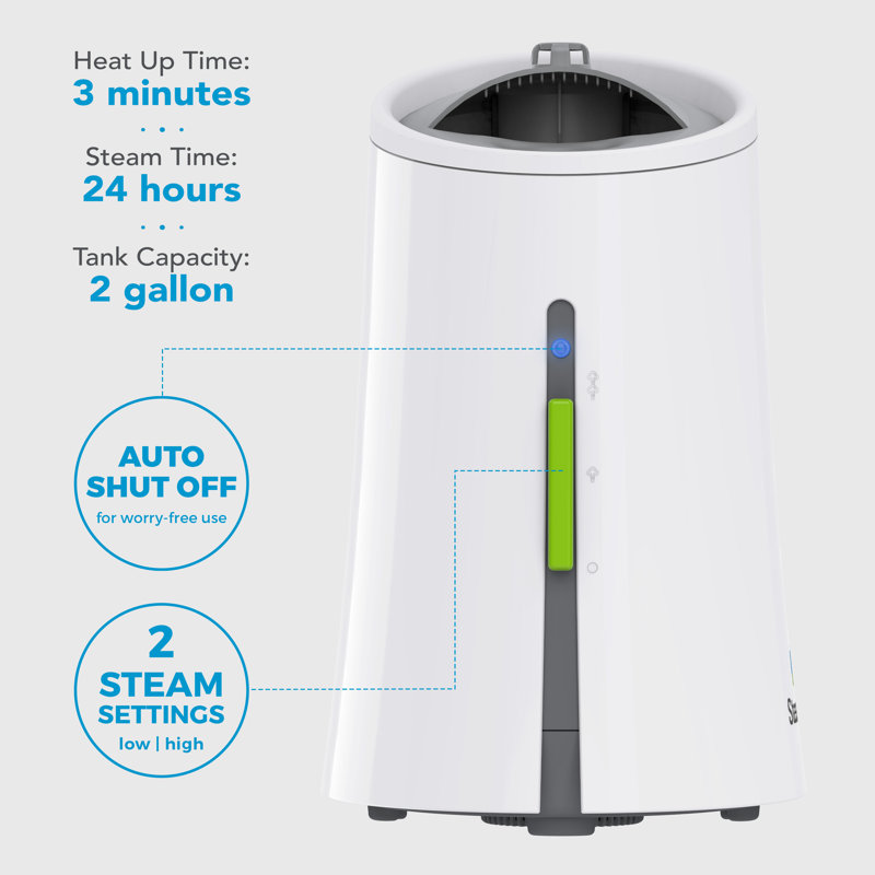 Warm Mist Humidifier & Steam Vaporizer