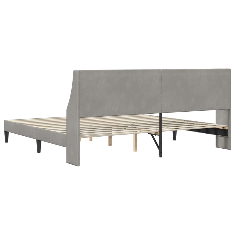 Bed, Light Grey, Super King (6')