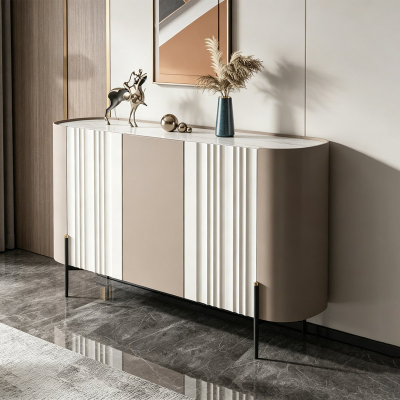 Buffet art moderne minimaliste, 35.43" H x 47.24" W x 15.75" D