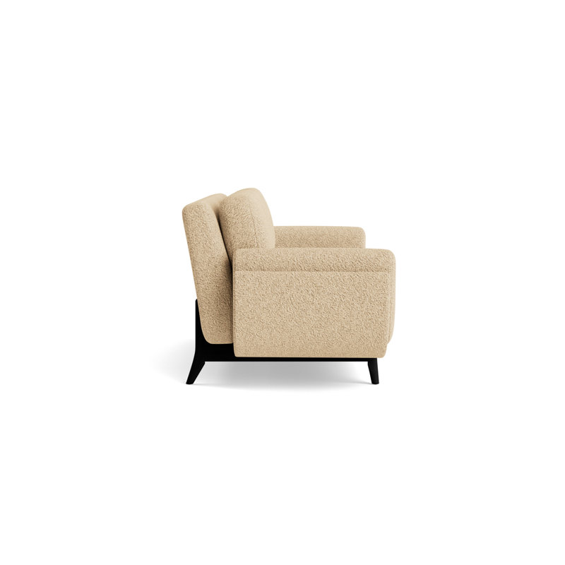 Regatta 90 Sofa, Black, Berber - Dune