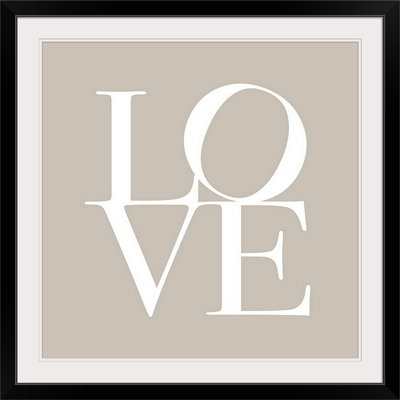 «Love» par Francy, art textuel