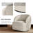 Croix 30.75"W Modern Leather Swivel Barrel Chair with Fully Assembled-1939257674