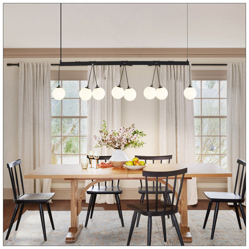 - Light Sphere Globe Chandelier[No Bulb]