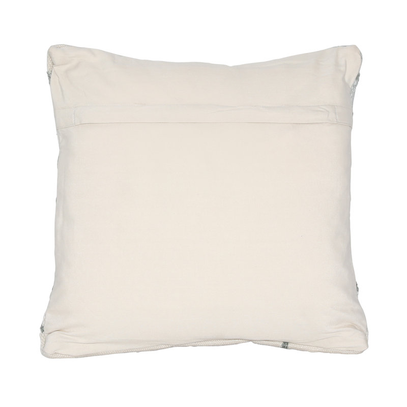 Ashma Handwoven PET Yarn Pillow, Seafoam Green