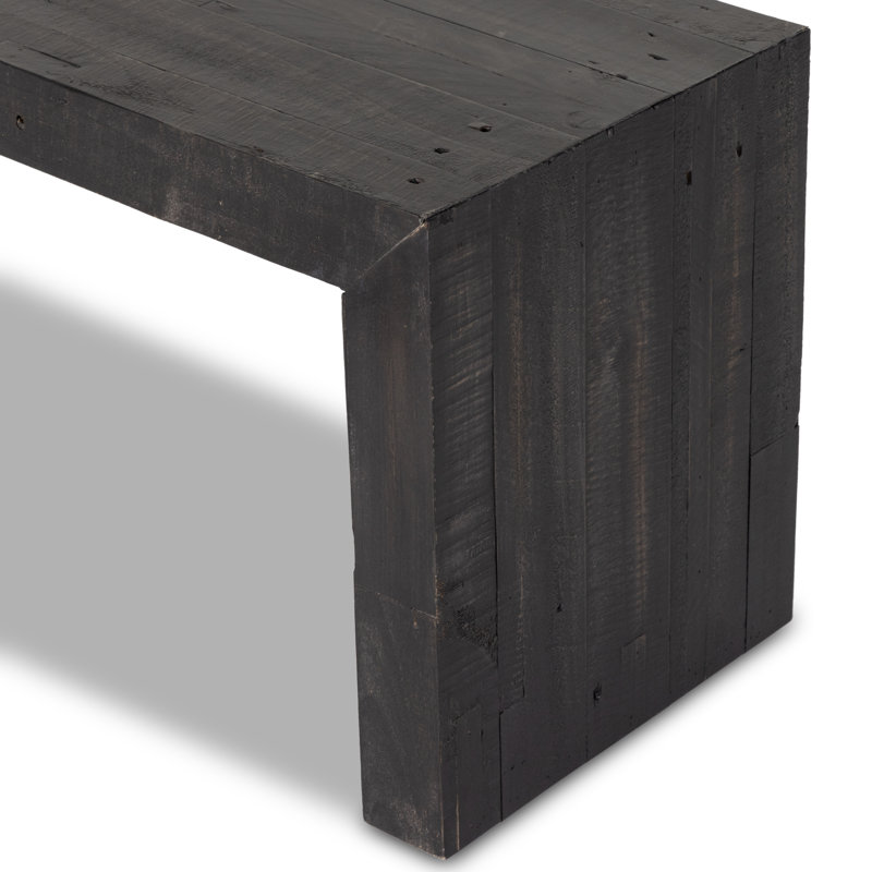 Ruskin Solid Wood Dining Bench, 18" H x 58" W x 15" D, Brown