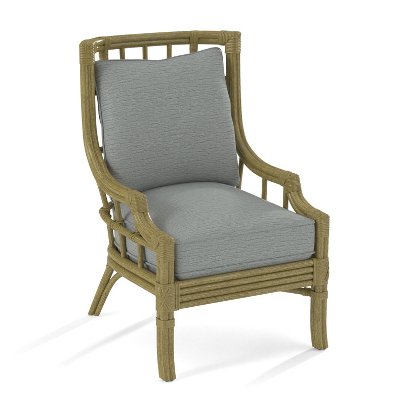 Seville Armchair, Basic Grey; 0317-83, Brass