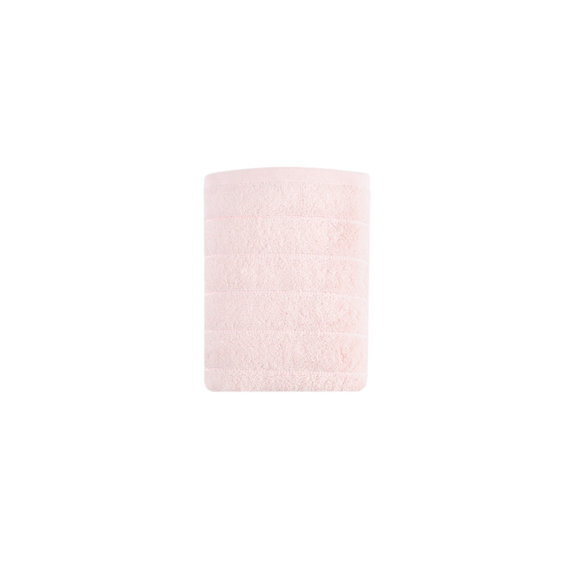 1 / Rayé / Serviette de toilette, Rose