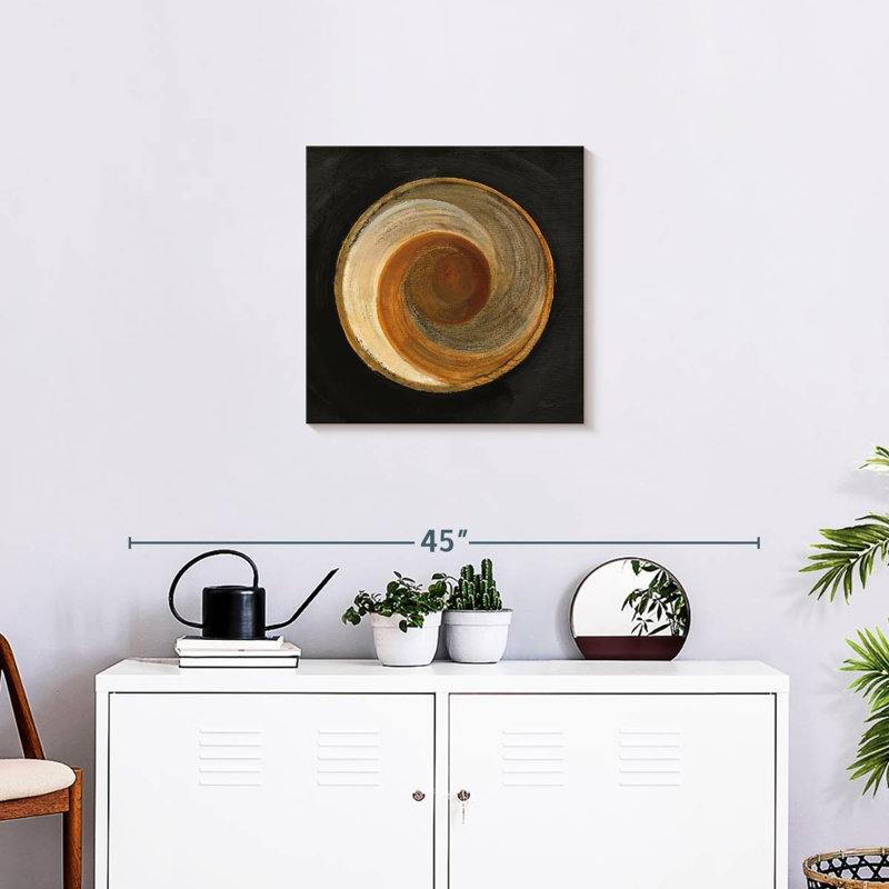 Beauté tissée I sur fond noir, H 20 po x l 20 po