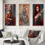 «Fierce Samurai Girl», 3 pièces sur toile-926432021-926432023