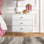 Commode anglaise à 3 tiroirs H 21,6 po Lafitte-427145805