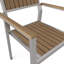 Chaises en bois de corail Cape avec ensemble repas (ensemble de 2)