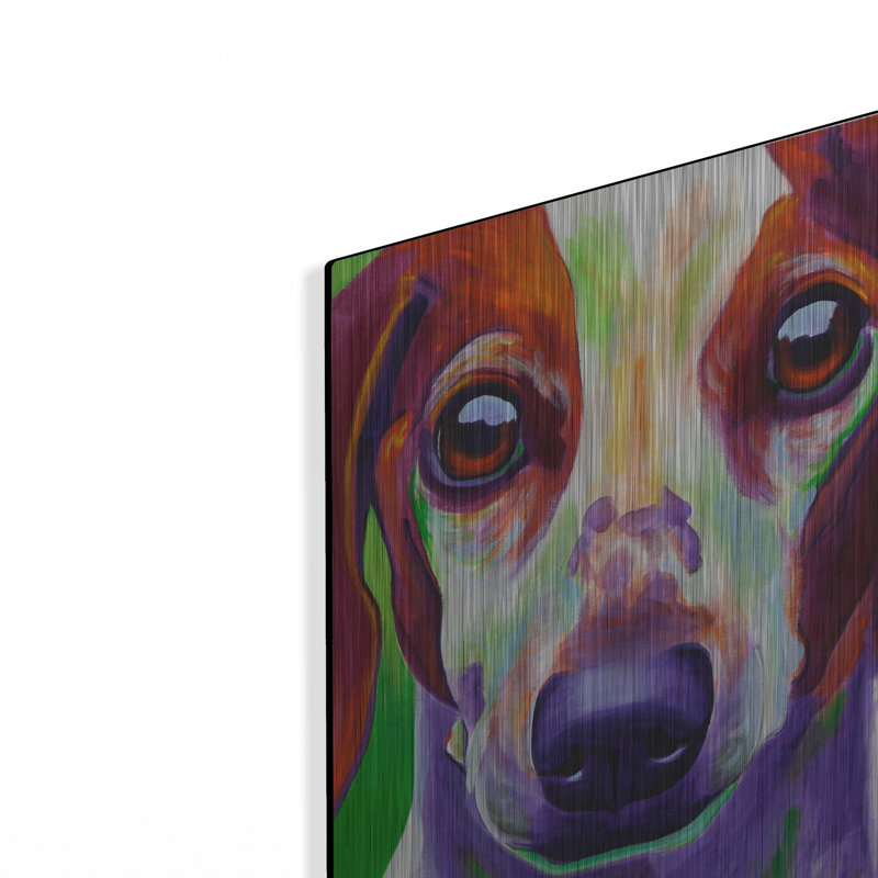 «Dachshund - Cooper» par Dawg Painter, H 16 po x l 12 po