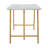 Kesden Marble Brass Writing Desk