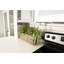 Jardinière rectangulaire avec insert en plastique