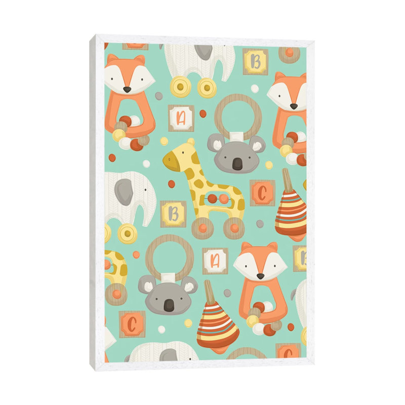 Playtime by Dana Saulnier - Gallery-Wrapped Canvas Giclée on Canvas, White Framed, 66.04 cm H x 45.72 cm W