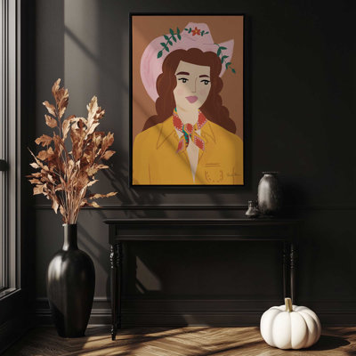 «Cowgirl I v2» par Farida Zaman, reproduction d'art