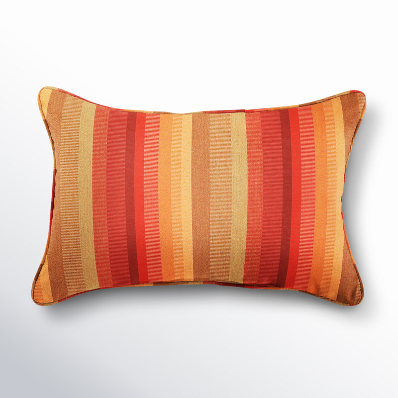 Housse et insert de coussin rectangulaire Boynton, Sunbrella® coucher de soleil Astoria, H 6 po x l 24 po