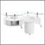 Ensemble de table basse et tabourets 3 pièces Marley-1025629050