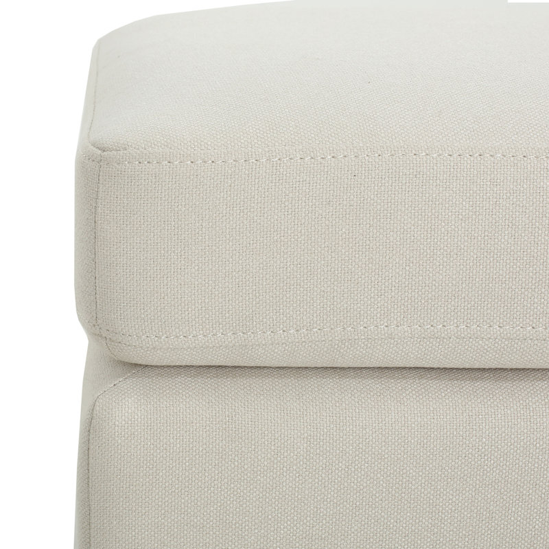 SPRINGFIELD OTTOMAN, White