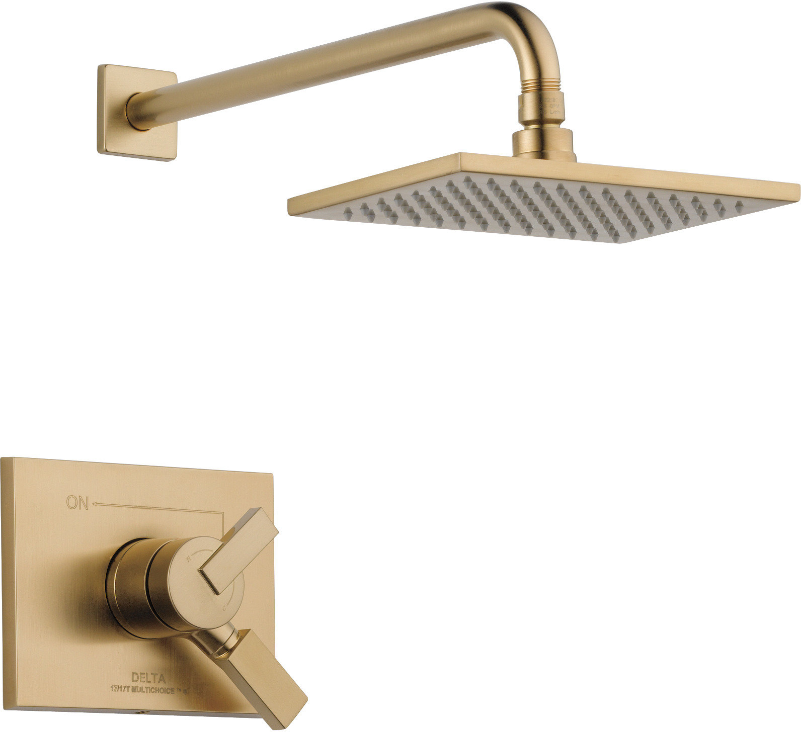 Vero 17 Series Shower Faucet, Champagne Bronze