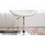 Upholstered Swivel Tufted Barrel Chair-1539492050