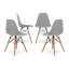 Chaise Audriana avec pieds en bois (paquet de 2)-148340795