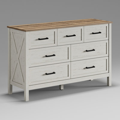 Commode 7 tiroirs l 47 po