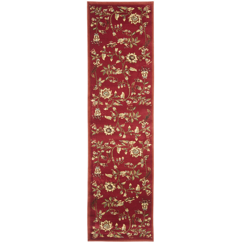 Tapis floral Klose Performance, Tapis de couloir 2 pi 3 po x 12 pi