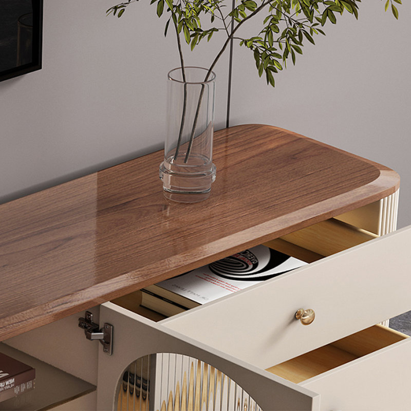 Meuble télé simple pour le salon, H 19,3 po x L 70,9 po x l 15,7 po