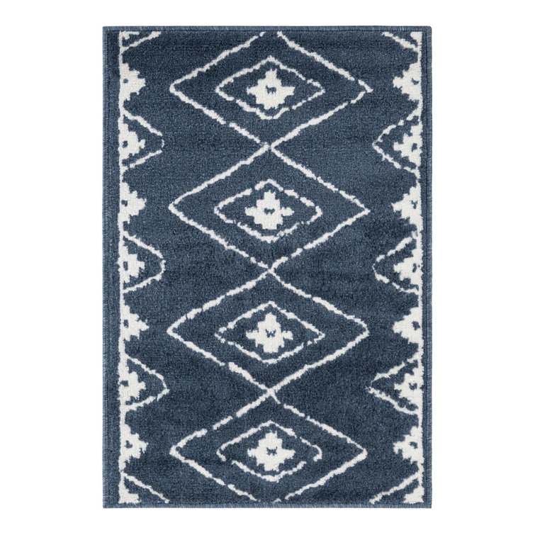 Latitude Run® Vefsna Nikolis Rug Blue