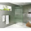 Gaia 40 in. x 78 in. Frameless Fluted Single Fixed Shower Panel-64276916