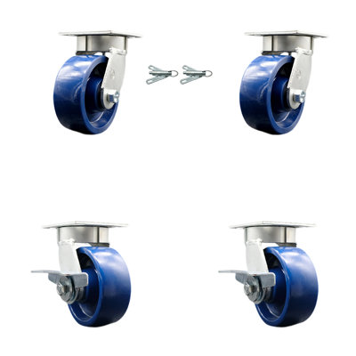 Kingpinless Solid Caster