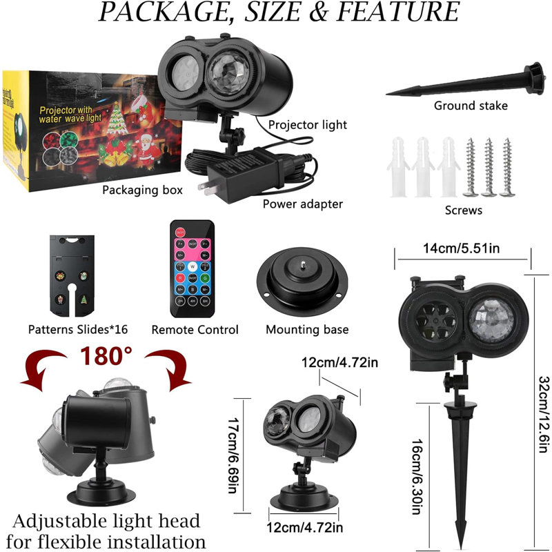 Projection & Strobe Lights
