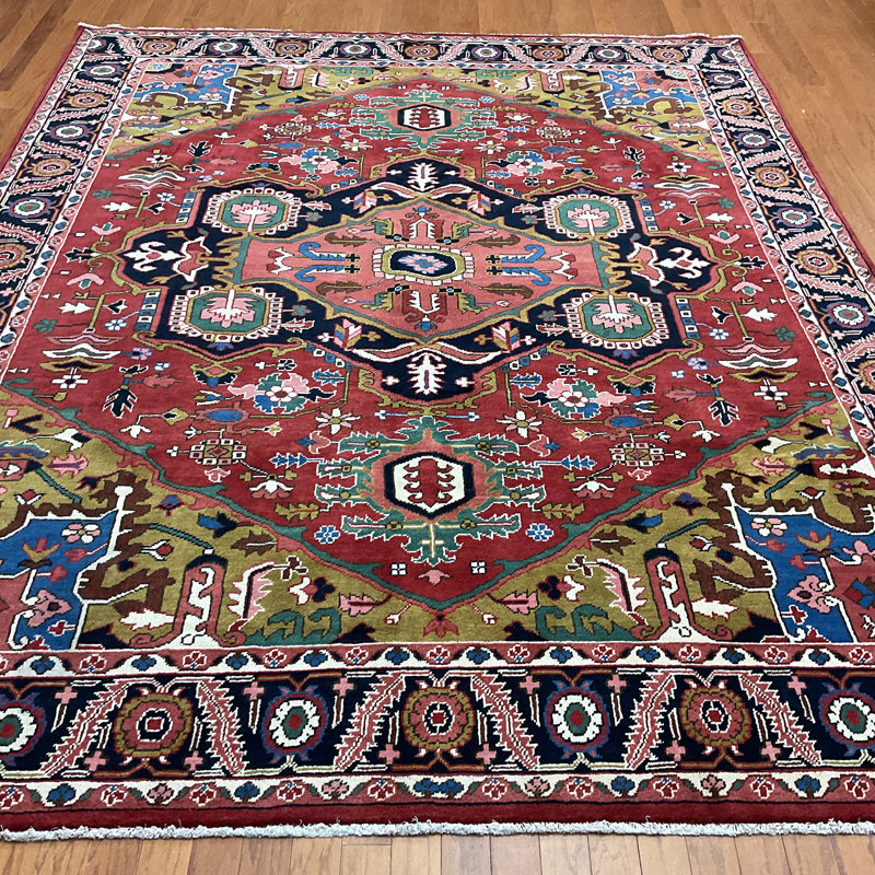 Tapis rectangulaire en laine