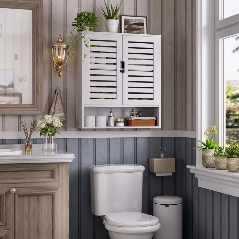 Aaleeyah Wall Mounted Required Bathroom Cabinet, White